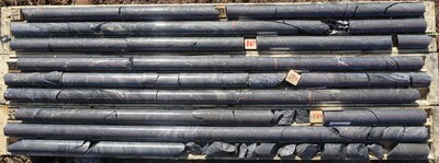 Figure 3.  QC-B3-25-006 core from 47.04m to 60.20m. (CNW Group/Metalex Ventures Ltd.)
