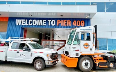 APM Terminals Pier 400 has deployed the largest fleet of electric terminal tractors (ETTs) in the Port of Los Angeles.