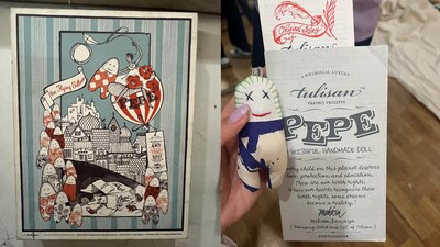 ‘Pepe Doll’ art project, created in partnership with local brand Tulisan to raise funds to provide to the children in need.