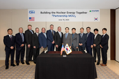 Leaders from CB&I and Hyundai Engineering & Construction sign MOU to explore nuclear power development projects in the United States.