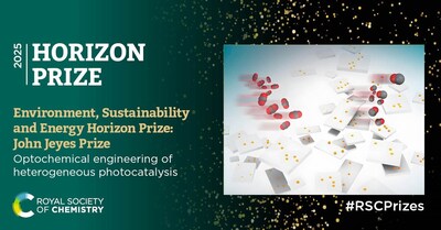 Winner of Royal Society of Chemistry 2025 Environment, Sustainability and Energy Horizon Prize (CNW Group/Hydrofuel Canada Inc.)