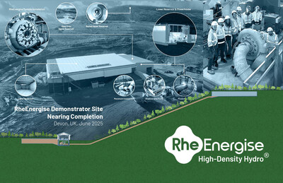RheEnergise's High-Density Hydro energy storage demonstrator project near Plymouth in Devon, Britain