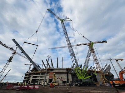 Zoomlion’s Heavy-Duty Crawler Crane Supports Construction of Morocco’s 2030 World Cup Stadiums