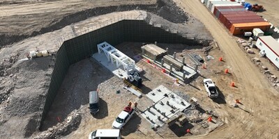 Primary Crusher Installation (CNW Group/Foran Mining Corporation)