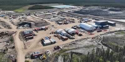 Underground Laydown Area & Ore Pad (CNW Group/Foran Mining Corporation)