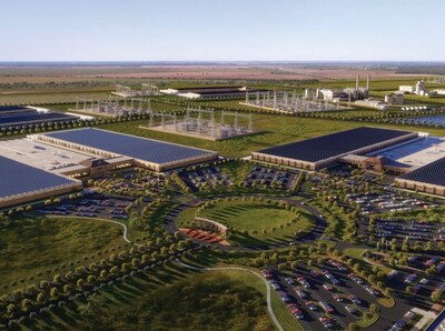 Rendering of the Fermi America™ Private Grid Campus.