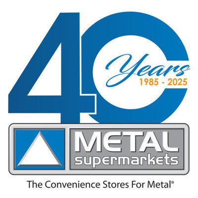 Metal Supermarkets 40 Years (CNW Group/Metal Supermarkets Franchising America Inc.)