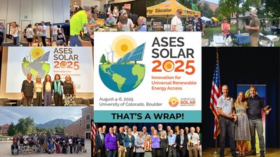 Thank you to everyone who participated in SOLAR 2025! Mark your calendars for SOLAR 2026 on October 19–21, 2026, in Austin, Texas. Stay tuned for updates at ases.org/conference. Thank you to everyone who participated in SOLAR 2025! Mark your calendars for SOLAR 2026 on October 19–21, 2026, in Austin, Texas. Stay tuned for updates at ases.org/conference.