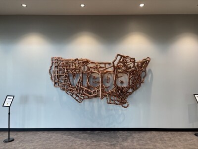 Custom art install