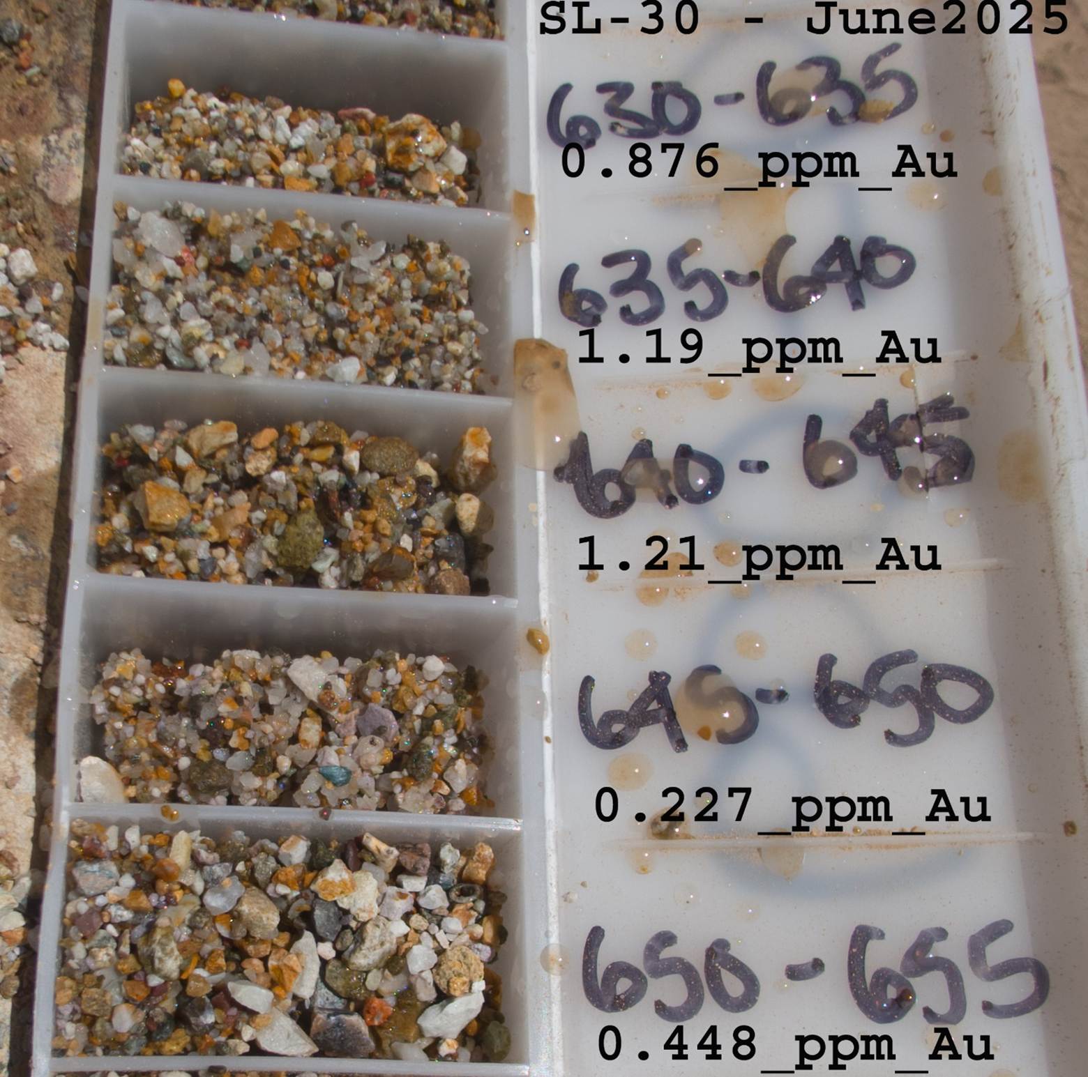 A container with small rocks and numbersAI-generated content may be incorrect.