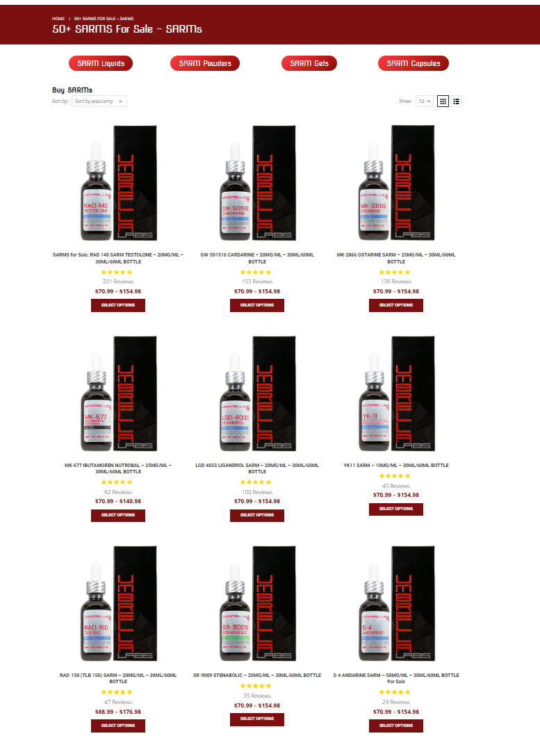 Umbrella Labs SARMs Line