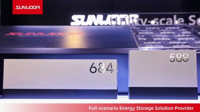 Sunwoda 684Ah & 588Ah Cells Launched at RE+25