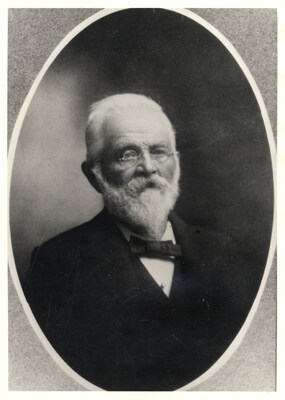 Adam Kinley, who founded the family business in 1895 (1824–1913).