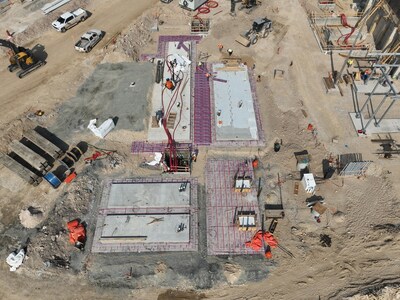 Emergency Diesel Genset Pads at Main Electrical Substation (CNW Group/Foran Mining Corporation)