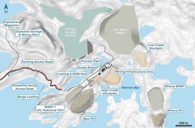 Site Layout (CNW Group/Fortune Bay Corp.) Site Layout (CNW Group/Fortune Bay Corp.)