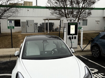 Completed EV + BESS site at Autel Facility in Greensboro, NC
