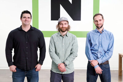 Nitricity founders Dr. Joshua McEnaney (President and CTO), Dr. Jay Schwalbe (CSO), and Dr. Nicolas Pinkowski (CEO) at the company’s office in Fremont, California. (Source: Pique Action)
