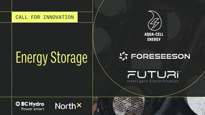 NorthX Climate Tech invests $1.6 million in three energy storage innovators through the Call for Energy Storage Innovation, developed in collaboration with BC Hydro. (CNW Group/NorthX Climate Tech) NorthX Climate Tech invests $1.6 million in three energy storage innovators through the Call for Energy Storage Innovation, developed in collaboration with BC Hydro. (CNW Group/NorthX Climate Tech)