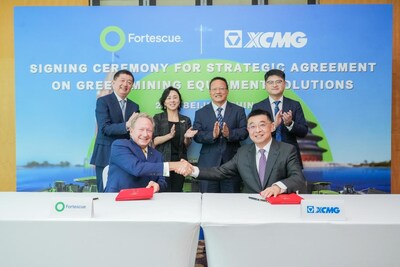 On September 26, during the United Nations General Assembly, Fortescue formally announced in New York that it signed a supply contract with XCMG for new energy mining equipment. On September 26, during the United Nations General Assembly, Fortescue formally announced in New York that it signed a supply contract with XCMG for new energy mining equipment.