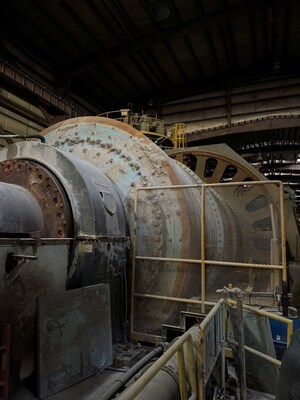 Figure 2: Springer Ball Mill (CNW Group/Blue Moon Metals)