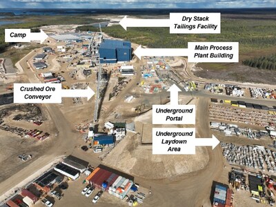 Site Layout – Looking North (CNW Group/Foran Mining Corporation)
