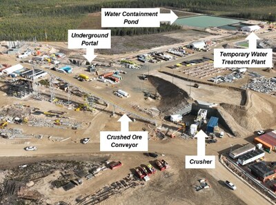 Primary Crusher and Conveyor Assembly (CNW Group/Foran Mining Corporation)