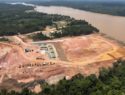 Figure 3 – Barge Landing Area (CNW Group/G Mining Ventures Corp)