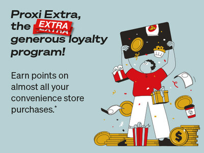 Proxi Extra Loyalty Program (CNW Group/Harnois Énergies) Proxi Extra Loyalty Program (CNW Group/Harnois Énergies)