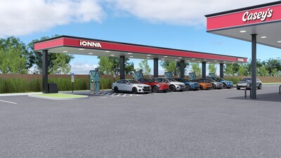 Image rendering of an IONNA Rechargery at Casey's.