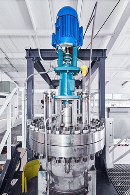 Natura Resources Molten Salt Test Loop from above Natura Resources Molten Salt Test Loop from above