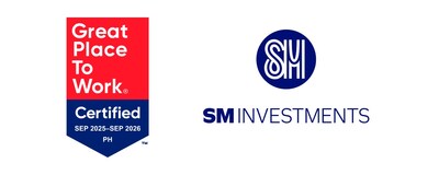 SM Investments recently earned a Great Place to Work certification for 2025 from the Great Place to Work organization.