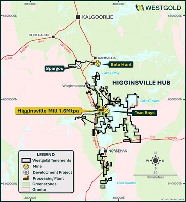 Figure 6: Westgold’s Southern Goldfields Assets (CNW Group/Westgold Resources Limited)