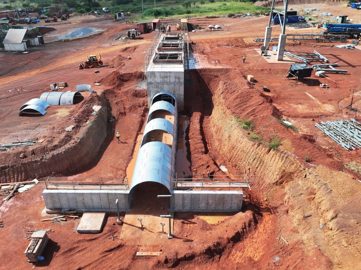 Figure 10: View of top of the reclaim chamber (11 October 2025)