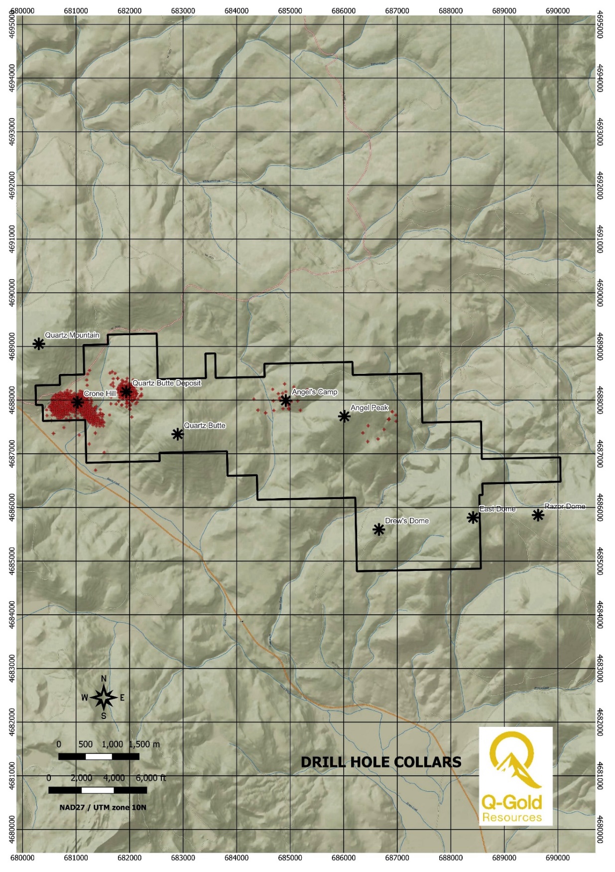 Figure 1 - Project Location at the central southern part of Oregon, USA.