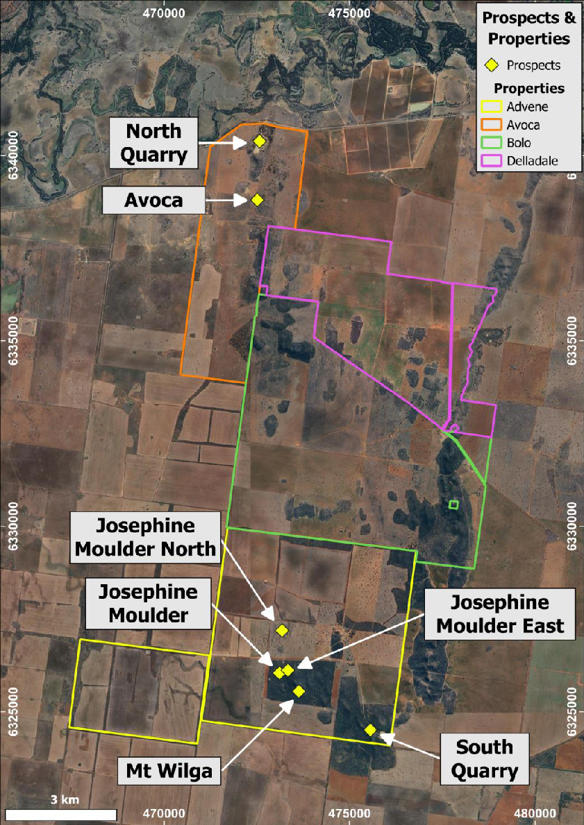 Lake Cargelligo Prospect Map