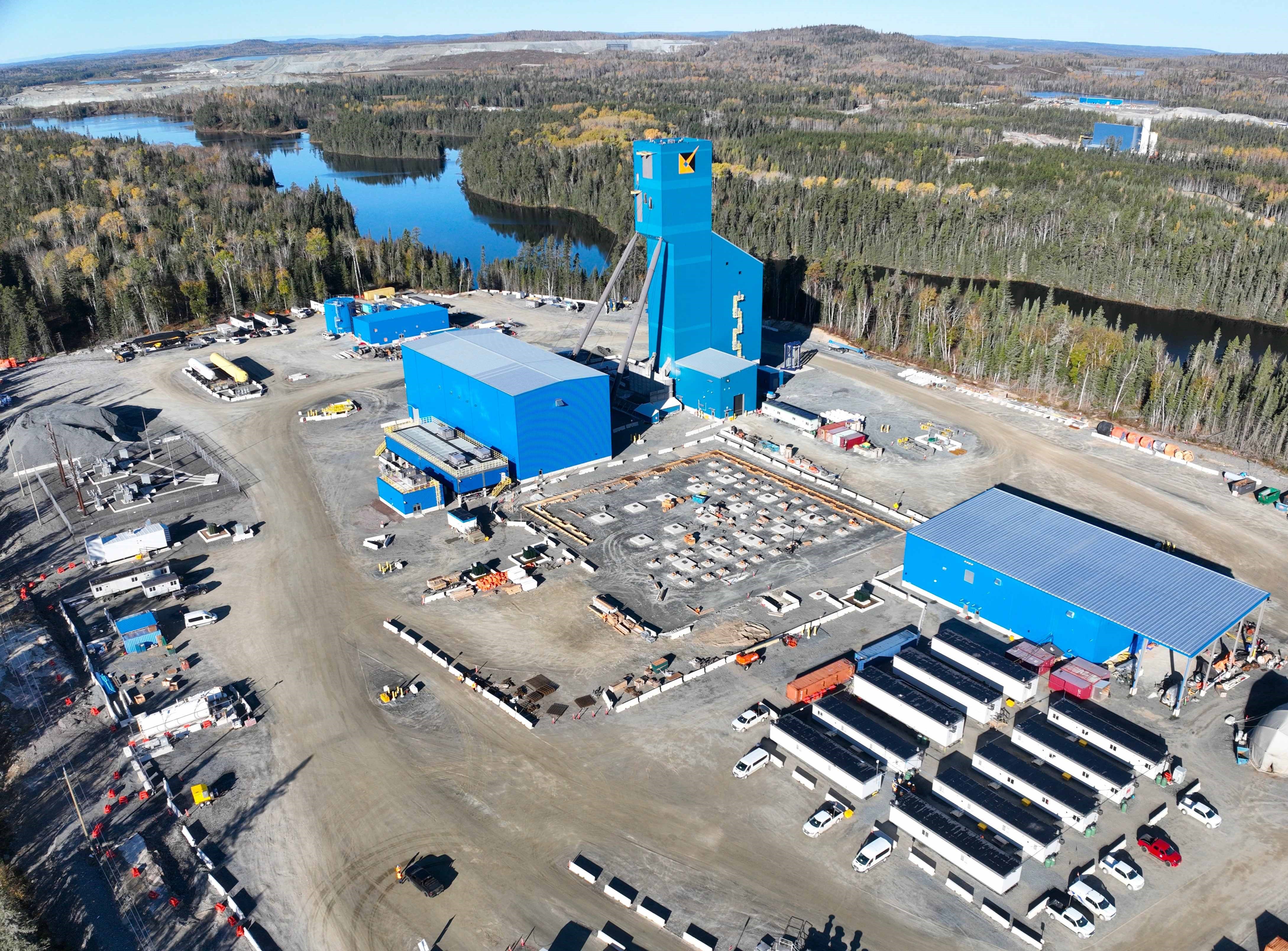 Island Gold shaft site area - October 2025