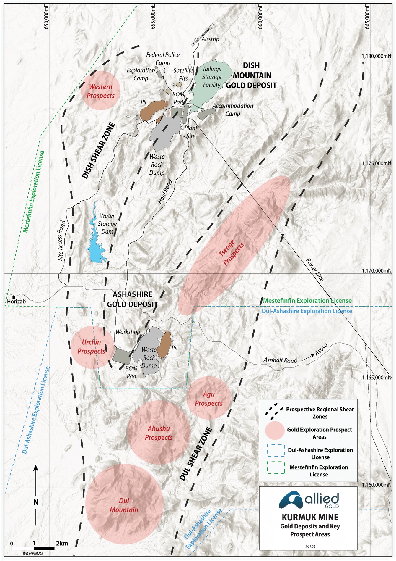 Kurmuk Mine Plan Map