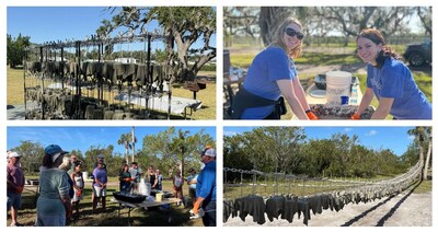 Colony Cove in Ellenton, FL has collaborated with the nonprofit group Oyster River Ecology as part of their community-wide sustainability initiative. Residents and employees have built and placed nearly 1,000 oyster rag pots over three volunteer events this year.