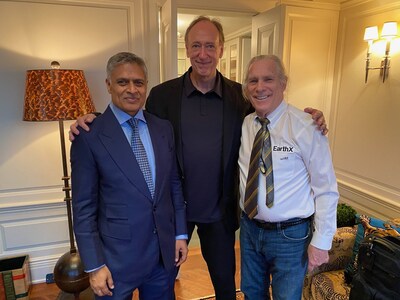 (left to right): Ketan Patel, Founder & Chairman, Force for Good; Jon Miller, CEO, Integrated Media; Trammell S. Crow, Founder, EarthX (left to right): Ketan Patel, Founder & Chairman, Force for Good; Jon Miller, CEO, Integrated Media; Trammell S. Crow, Founder, EarthX