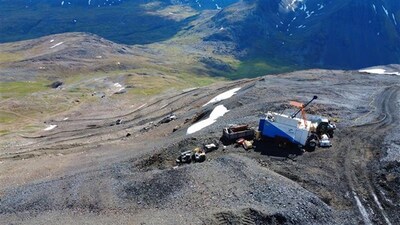 Photo 2: Three diamond drills in operation at Mactung. (CNW Group/Fireweed Metals Corp.) Photo 2: Three diamond drills in operation at Mactung. (CNW Group/Fireweed Metals Corp.)