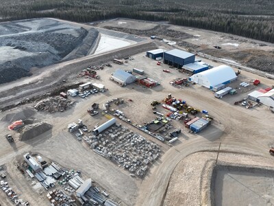 Mine Laydown, Maintenance Shop, and Warehouse Area (CNW Group/Foran Mining Corporation)