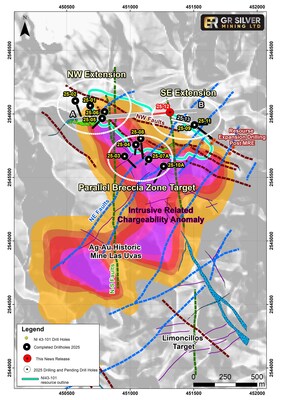 Figure 1-Nov-19-2025 (CNW Group/GR Silver Mining Ltd.) Figure 1-Nov-19-2025 (CNW Group/GR Silver Mining Ltd.)