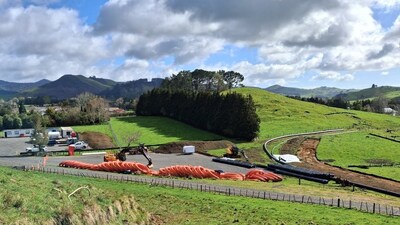 Figure 5: Services trench construction - October 2025 (CNW Group/OceanaGold Corporation) Figure 5: Services trench construction - October 2025 (CNW Group/OceanaGold Corporation)