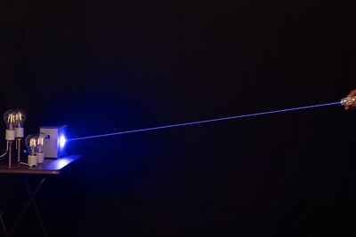 Prime Movr's laser energy transfer device Prime Movr's laser energy transfer device