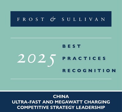 SINEXCEL Receives Frost & Sullivan's 2025 China Ultra-Fast and Megawatt Charging Competitive Strategy Leadership Recognition