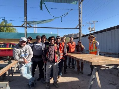 Super Copper Field Team at facilities in Copiapo, Chile (CNW Group/Super Copper Corp.)