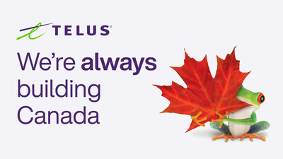 TELUS unveils new brand tagline, ‘We’re always building Canada’ -- underscoring the company’s deep Canadian roots and commitment to nation-building through infrastructure and technology investments. (CNW Group/TELUS Communications Inc.) TELUS unveils new brand tagline, ‘We’re always building Canada’ -- underscoring the company’s deep Canadian roots and commitment to nation-building through infrastructure and technology investments. (CNW Group/TELUS Communications Inc.)