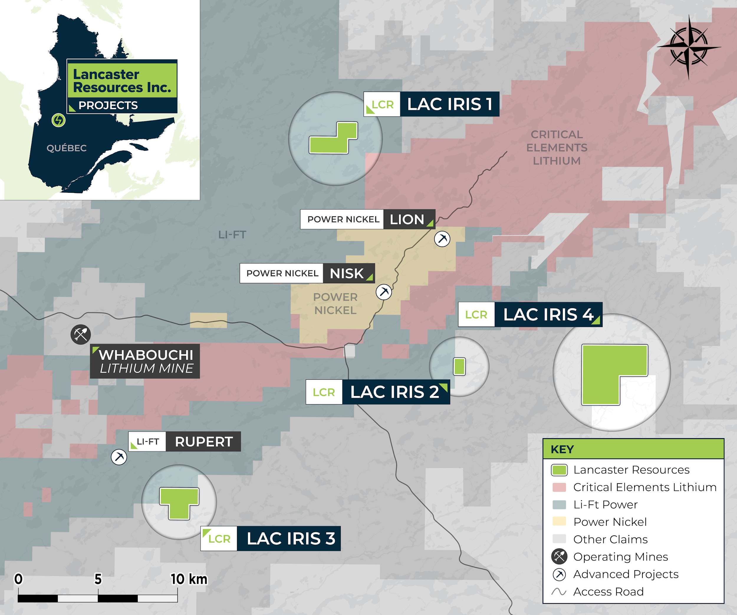 Lancaster Resources Inc.'s Projects