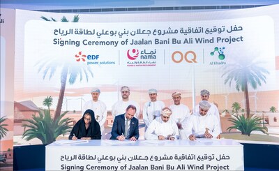 JBB Wind project official signing of power purchase agreement in Oman JBB Wind project official signing of power purchase agreement in Oman