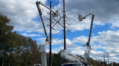 JCP&L is upgrading power lines in Monmouth County.
